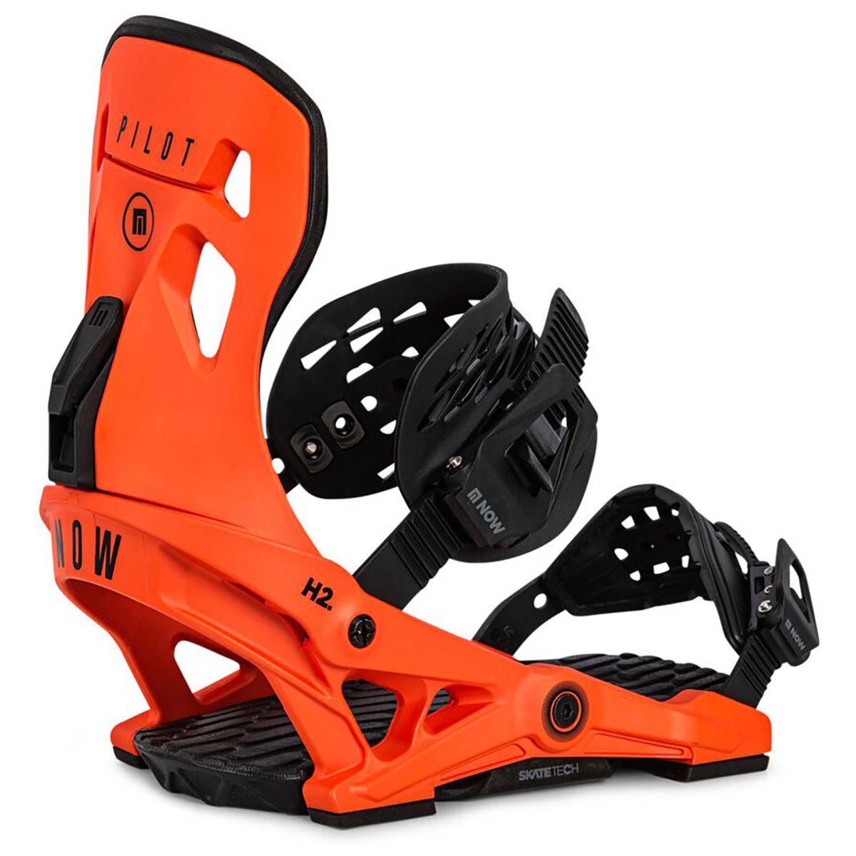 Now Pilot Snowboard Bindings 2023 Orange