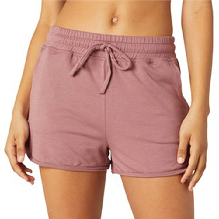 Beyond Yoga Weekend Shorts - Women's Chocolate Cherry