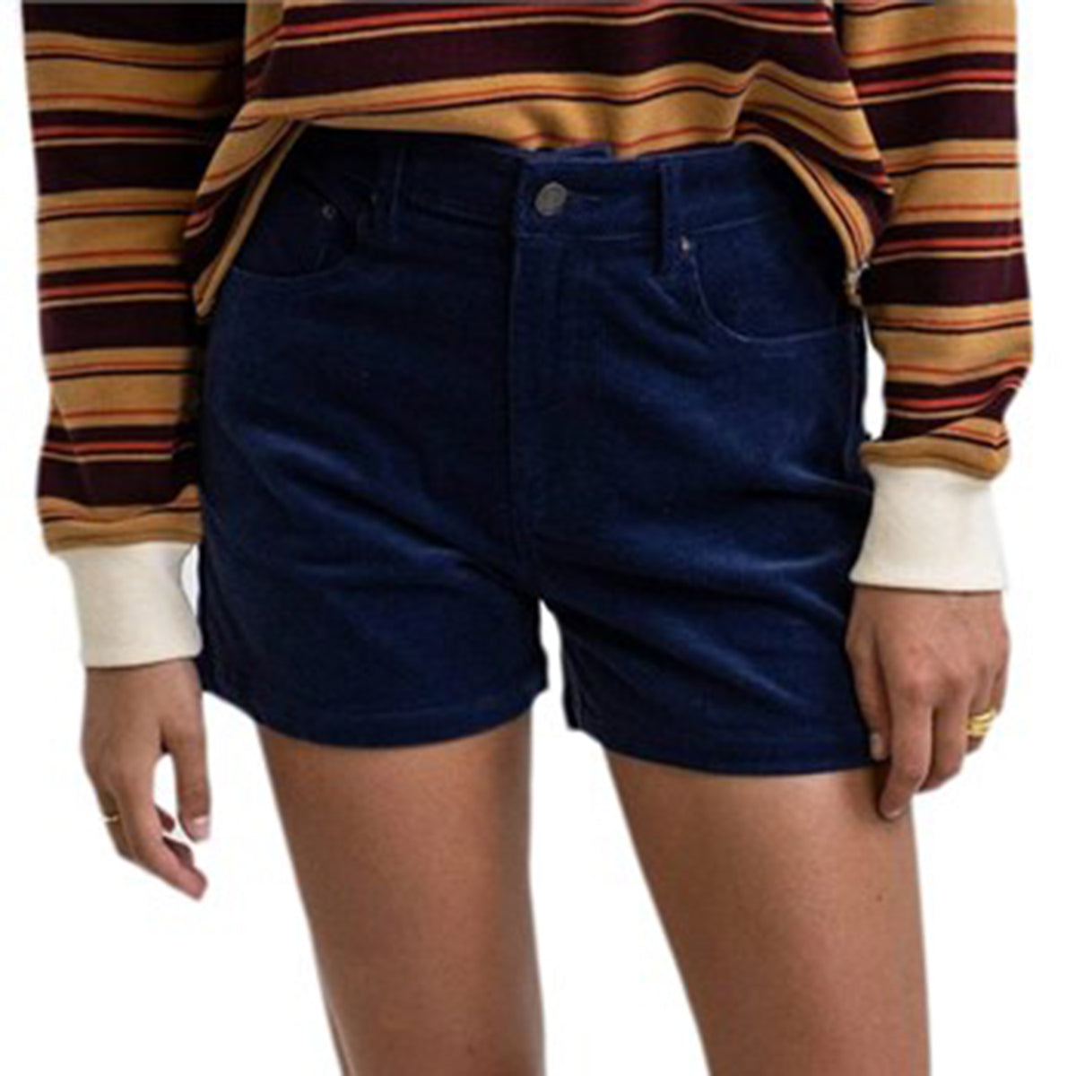 Rhythm Huntington Corduroy Shorts - Women's Navy