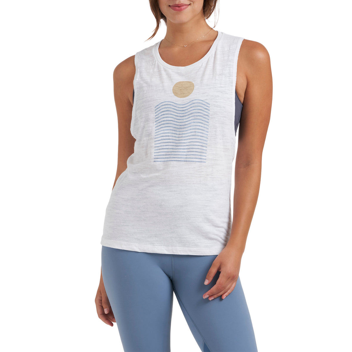 Vuori Horizon Tank Top - Women's White Slub