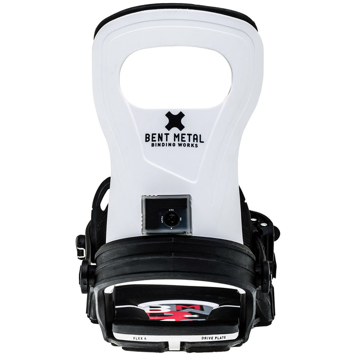 Bent Metal Bolt Snowboard Bindings 2023 White