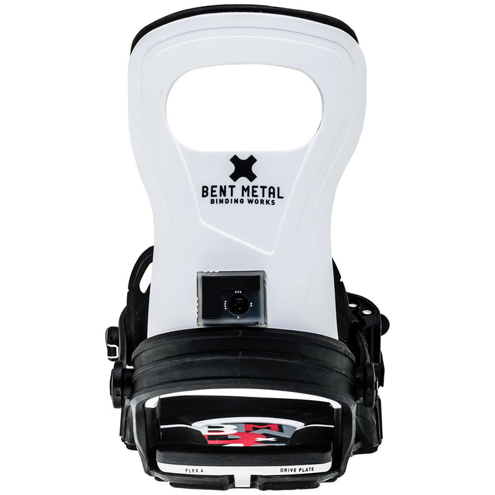 Bent Metal Bolt Snowboard Bindings 2023 White