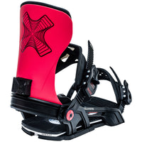 Bent Metal Transfer Snowboard Bindings 2023 Black/Red::Black/Red