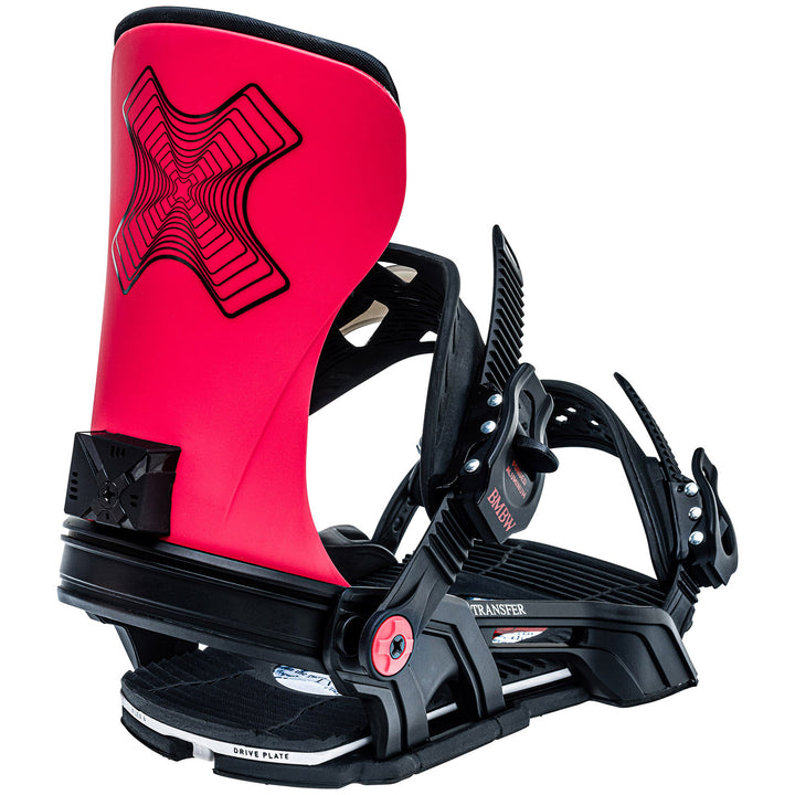 Bent Metal Transfer Snowboard Bindings 2023 Black/Red