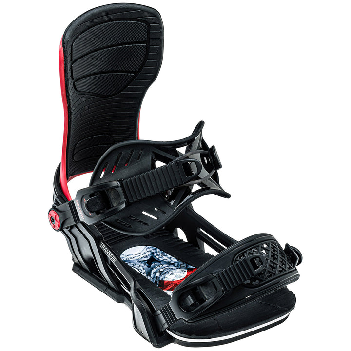 Bent Metal Transfer Snowboard Bindings 2023 Black/Red