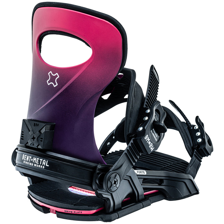 Bent Metal Forte Snowboard Bindings - Women's 2023 Black