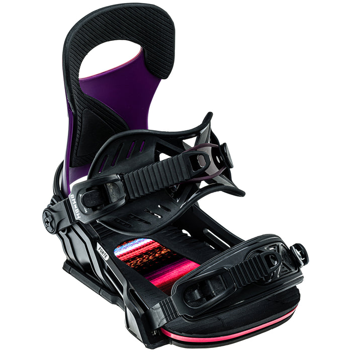Bent Metal Forte Snowboard Bindings - Women's 2023 Black