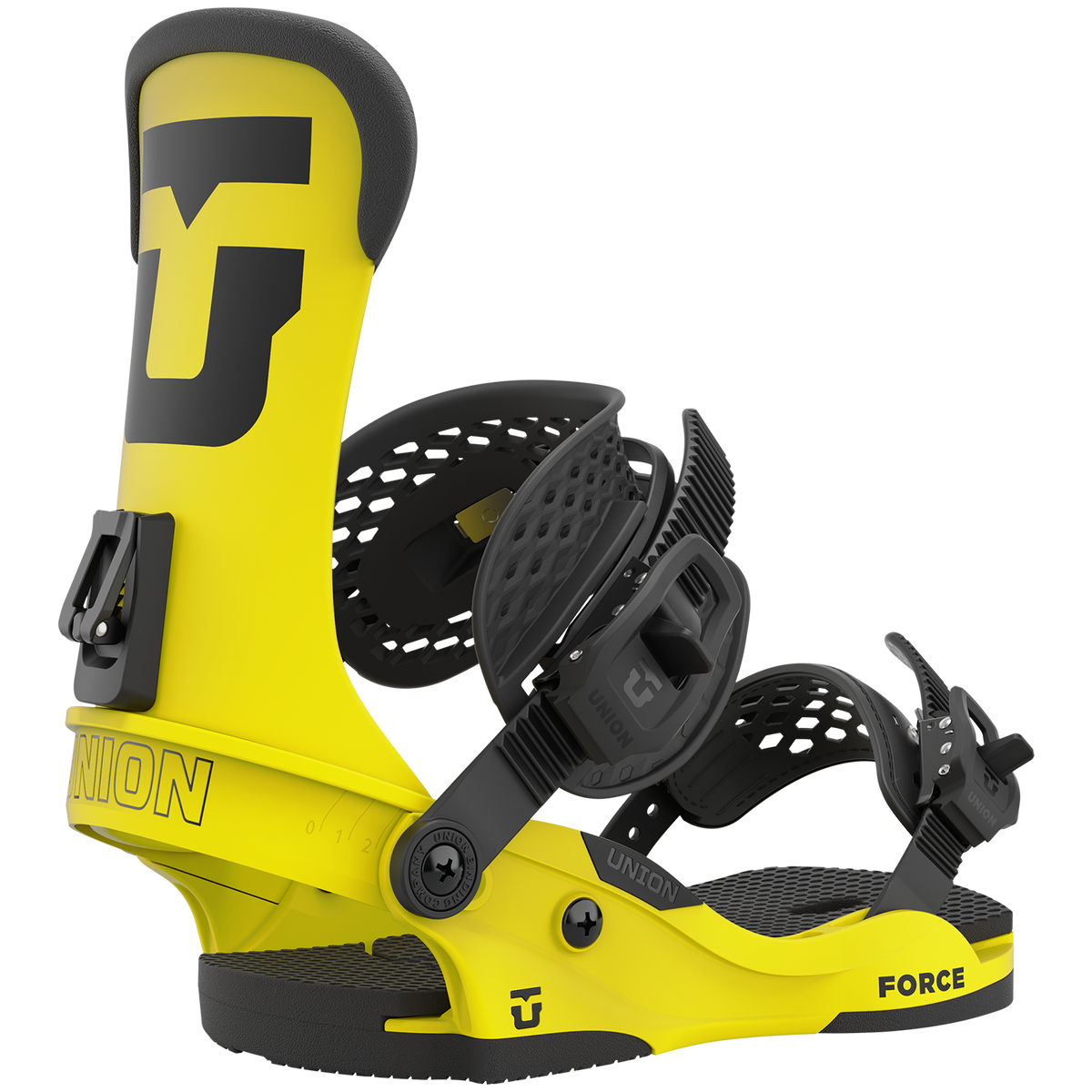 Union Force Snowboard Bindings 2023 Electric Yellow (Team)