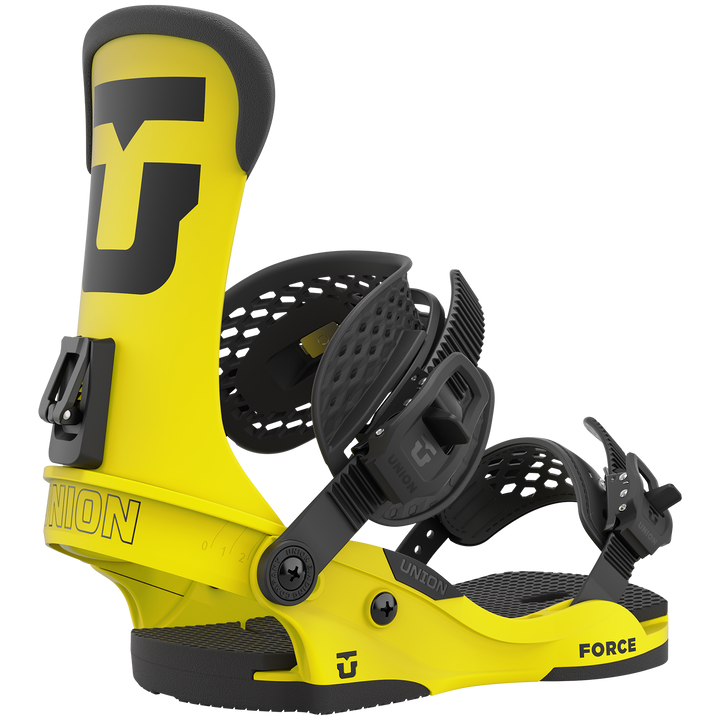 Union Force Snowboard Bindings 2023 Electric Yellow (Team)