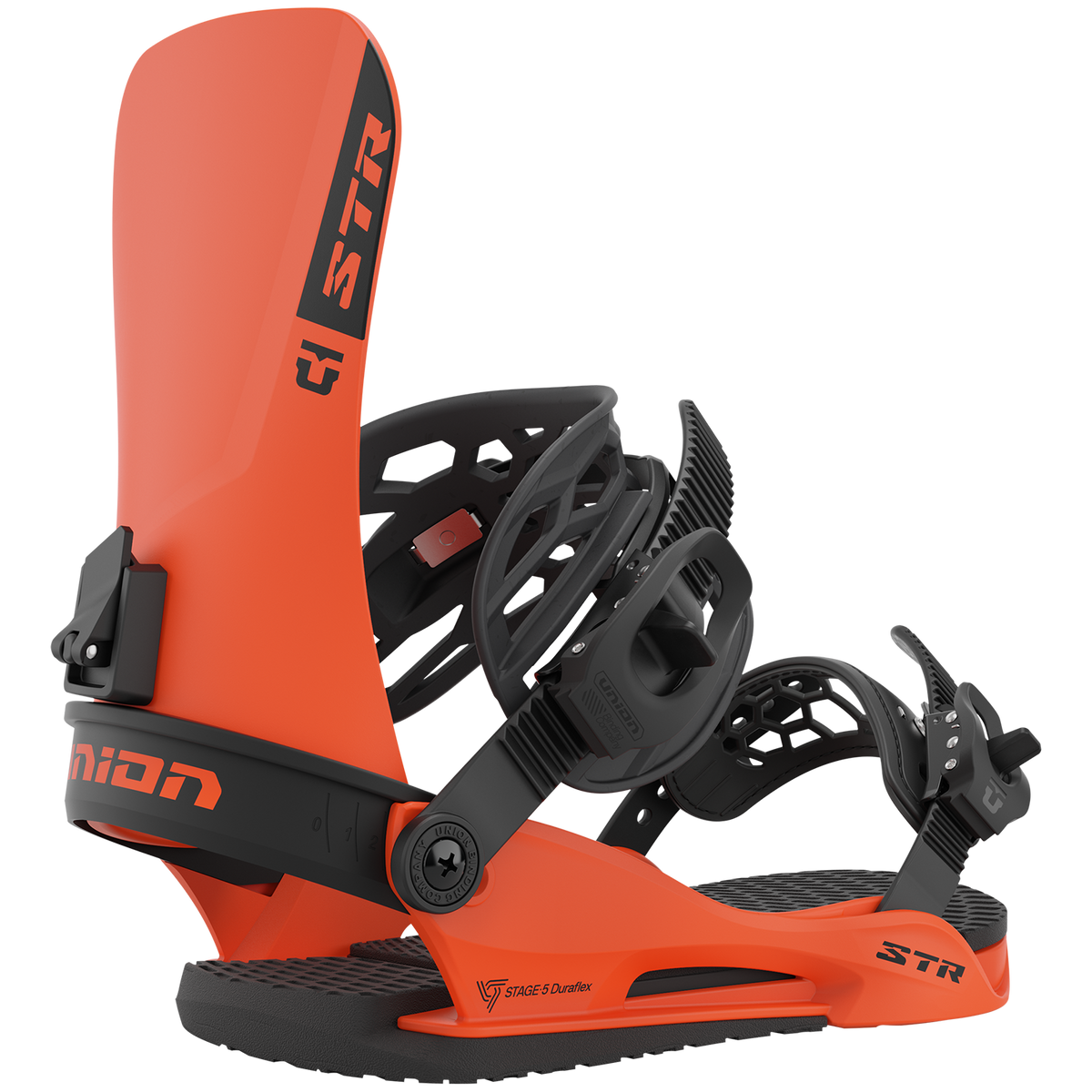 Union STR Snowboard Bindings 2023 Orange