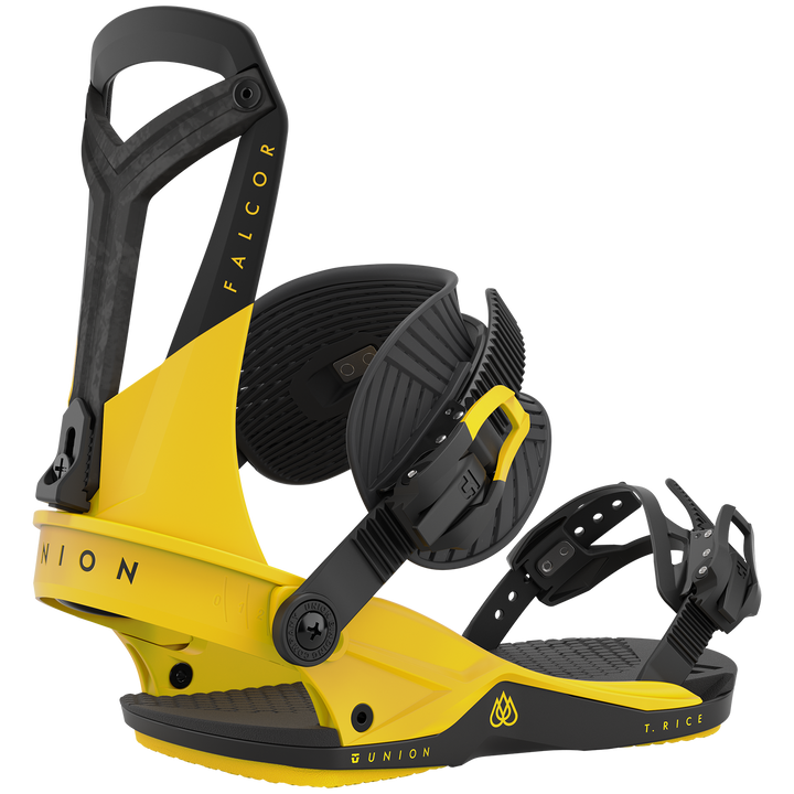 Union Falcor Snowboard Bindings 2023 Electric Yellow