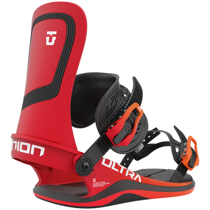 Union Ultra Snowboard Bindings 2023 Ultra Red
