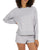 Vuori Long-Sleeve Halo Crew - Women's Pale Grey Heather