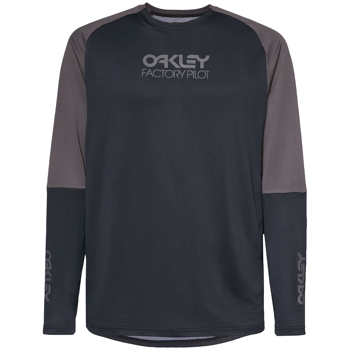 Oakley Factory Pilot MTB Long-Sleeve Jersey Black/Forged Iron