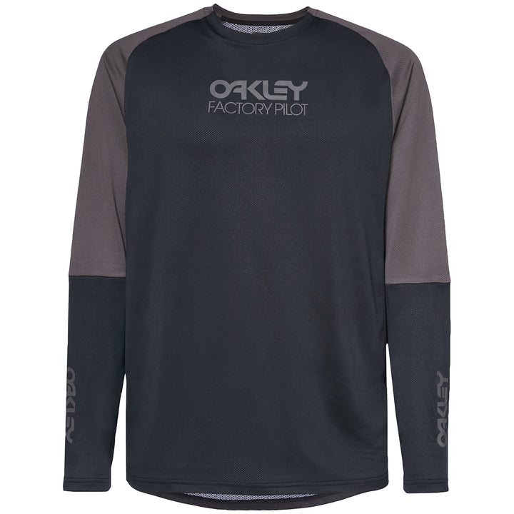 Oakley Factory Pilot MTB Long-Sleeve Jersey Black/Forged Iron