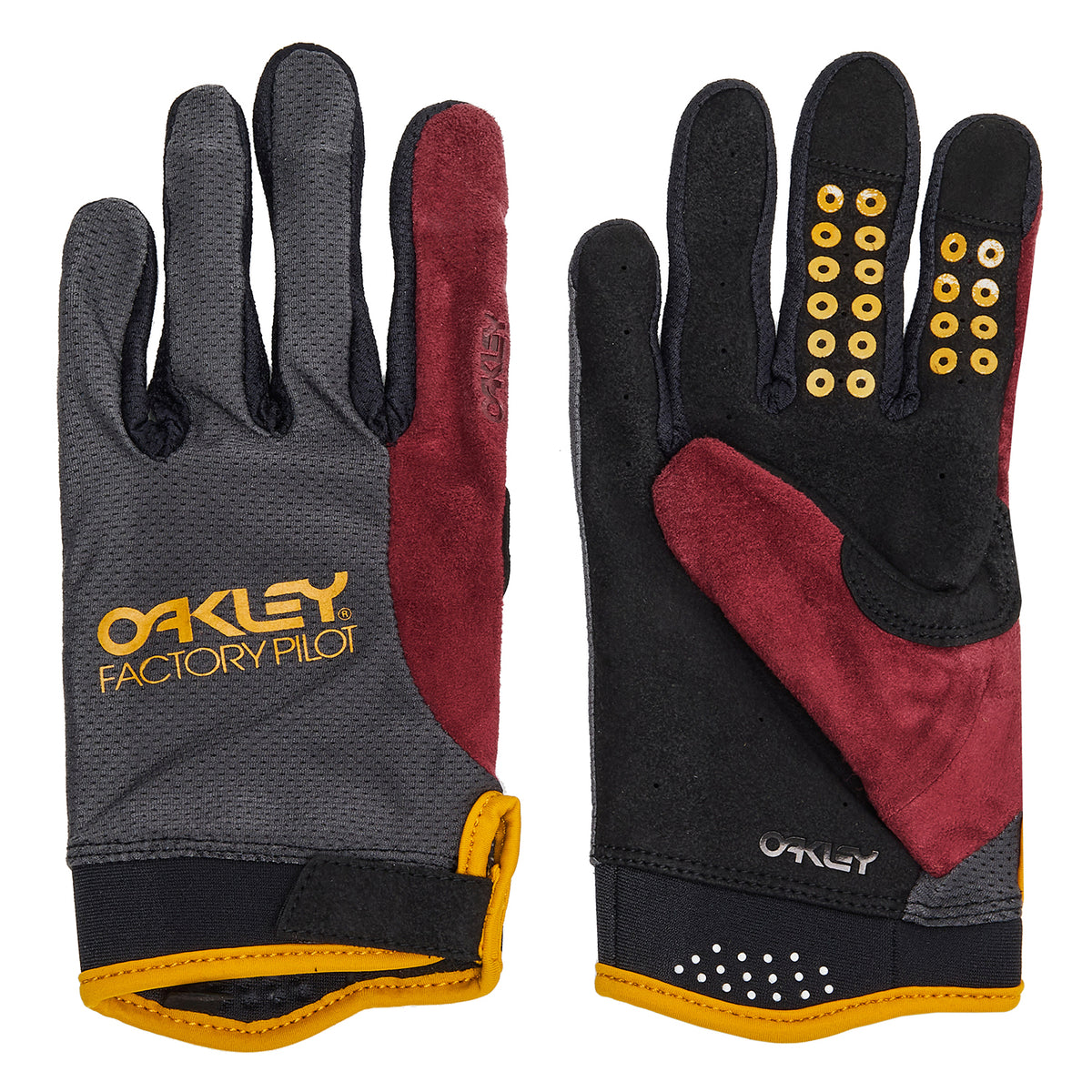 Oakley All Mountain Bike Gloves Forged Iron