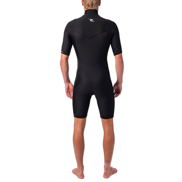 Rip Curl 2/2 Dawn Patrol Chest Zip Spring Suit Black