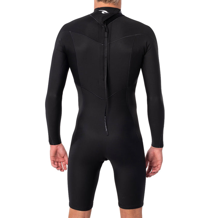 Rip Curl Dawn Patrol Long Sleeve Back Zip Spring Suit Black