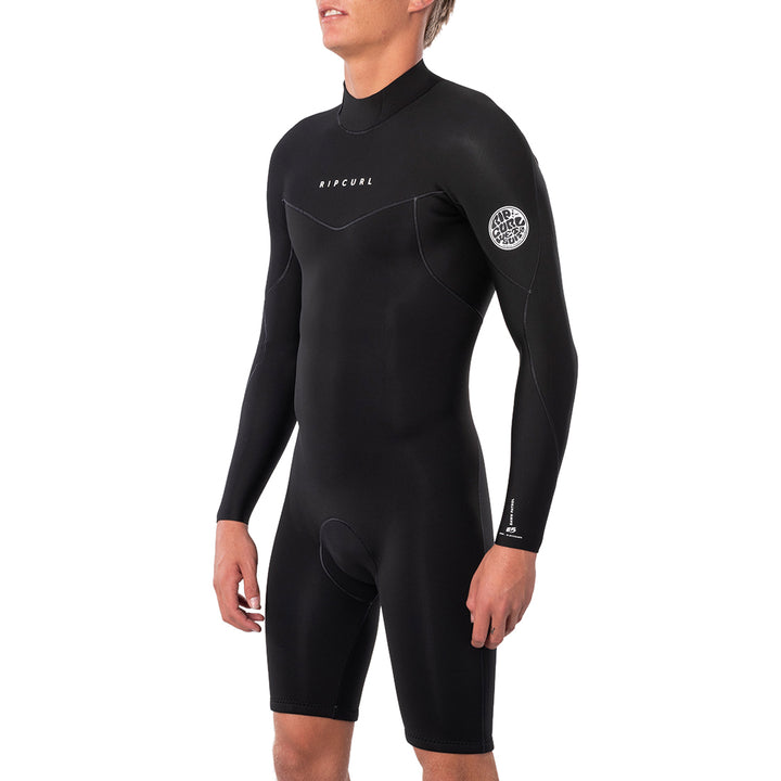 Rip Curl Dawn Patrol Long Sleeve Back Zip Spring Suit Black