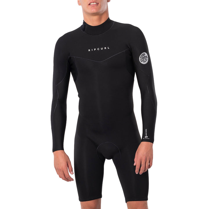 Rip Curl Dawn Patrol Long Sleeve Back Zip Spring Suit Black