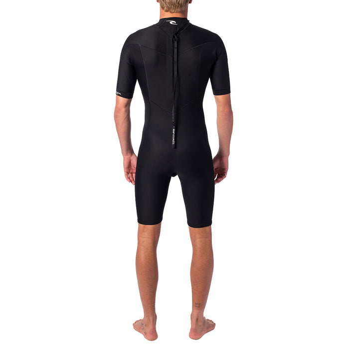 Rip Curl 2mm Dawn Patrol Back Zip Spring Suit Black