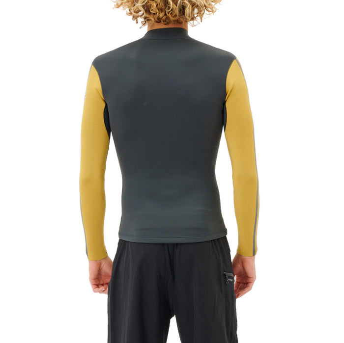 Rip Curl 1.5mm Dawn Patrol Revo Long Sleeve Jacket Mustard