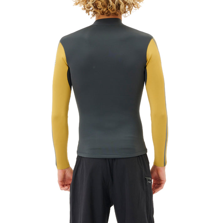 Rip Curl 1.5mm Dawn Patrol Revo Long Sleeve Jacket Mustard