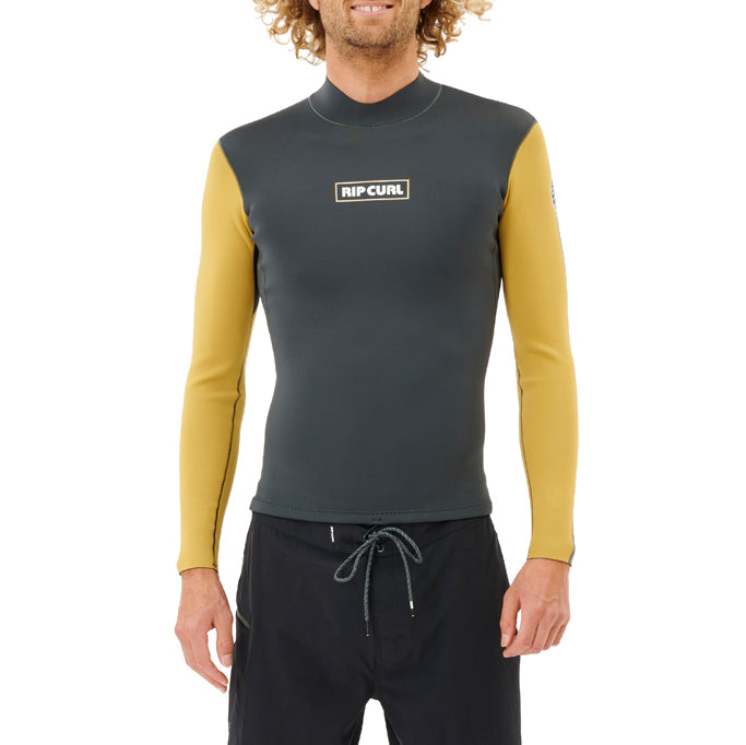 Rip Curl 1.5mm Dawn Patrol Revo Long Sleeve Jacket Mustard