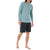Rip Curl Dawn Patrol Long Sleeve UV Rashguard Mid Blue Marle