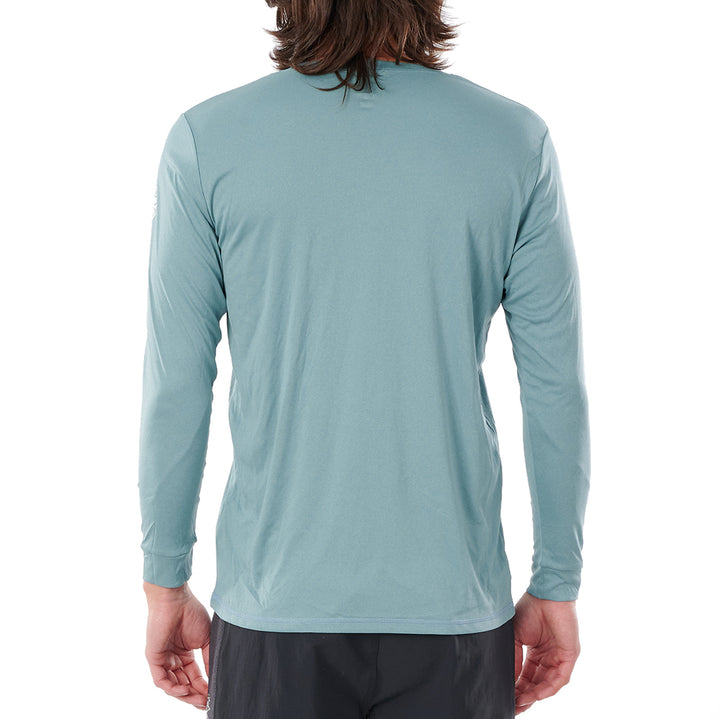 Rip Curl Dawn Patrol Long Sleeve UV Rashguard Mid Blue Marle