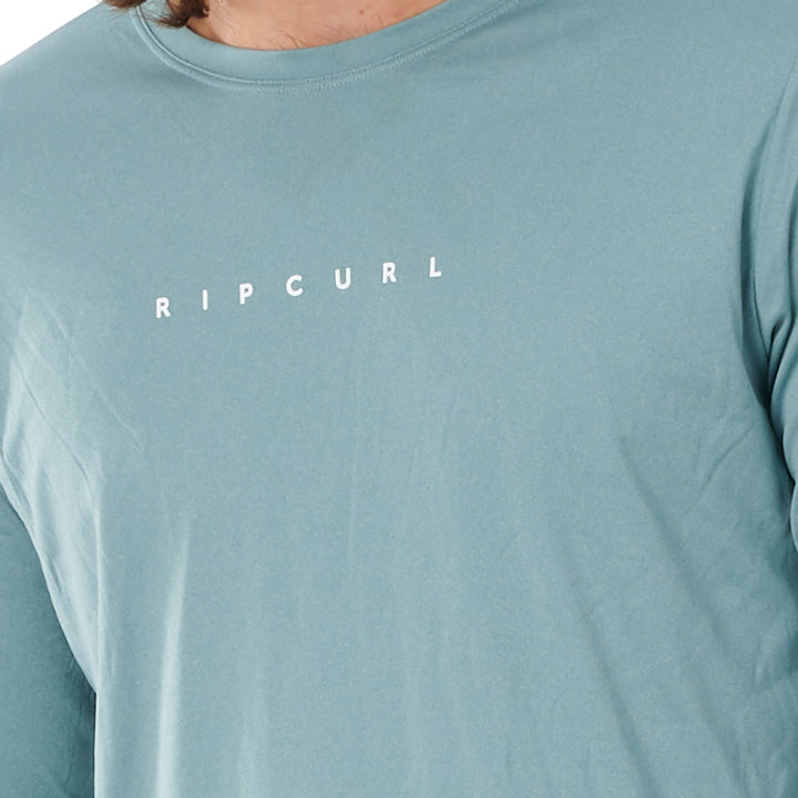 Rip Curl Dawn Patrol Long Sleeve UV Rashguard Mid Blue Marle