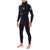 Rip Curl 4/3 E Bomb Zipper Free Hooded Wetsuit Black