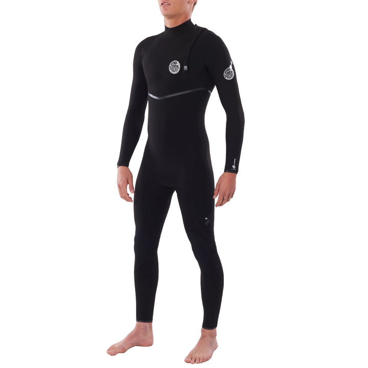 Rip Curl 3/2 E Bomb Zipper Free Wetsuit Black