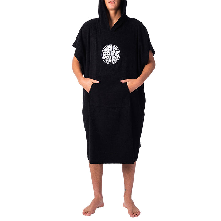 Rip Curl Icons Hooded Towel Black