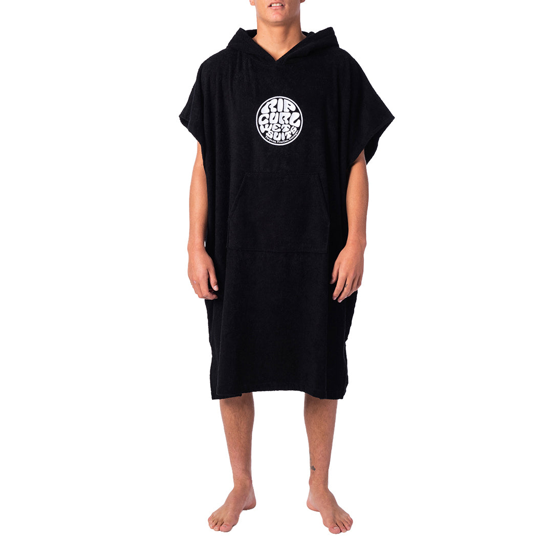Rip Curl Icons Hooded Towel Black