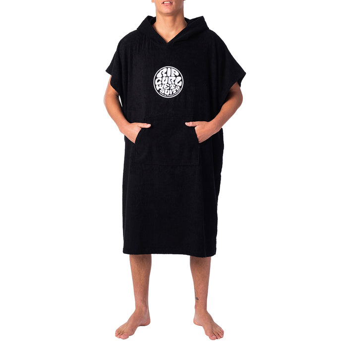 Rip Curl Icons Hooded Towel Black