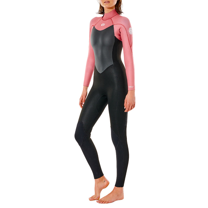 Rip Curl 3/2 Omega Back Zip Wetsuit - Women's Dusty Rose
