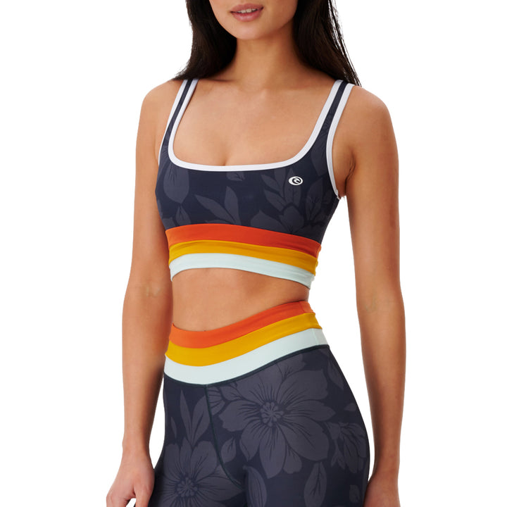 Rip Curl Heat Wave Crop Tank - Women's Navy