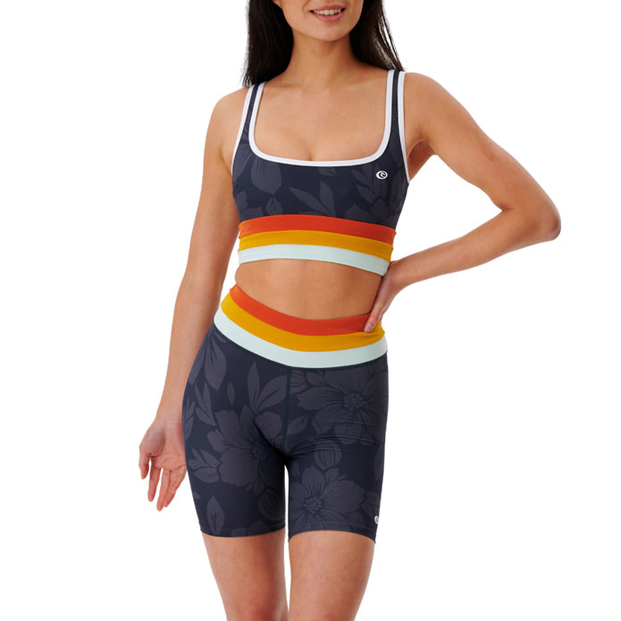 Rip Curl Heat Wave Crop Tank - Women's Navy