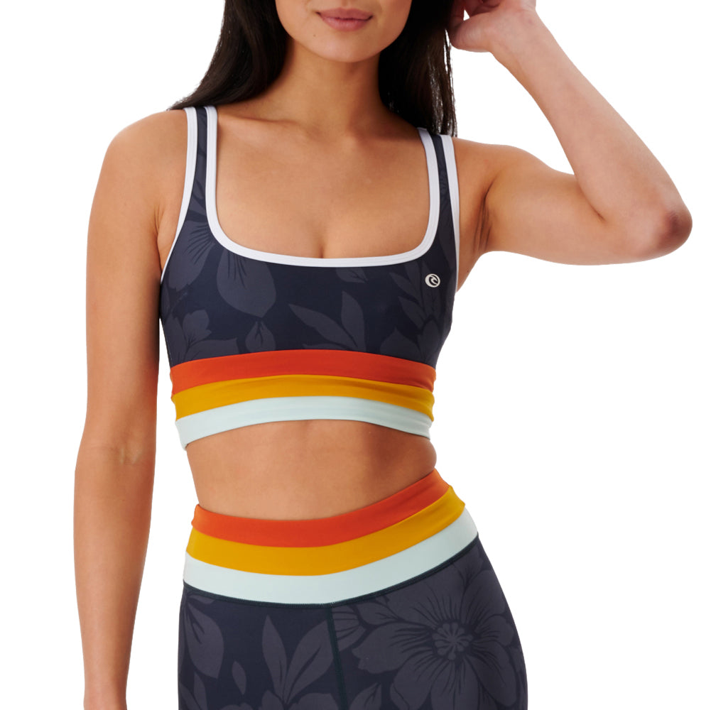 Rip Curl Heat Wave Crop Tank - Women's Navy