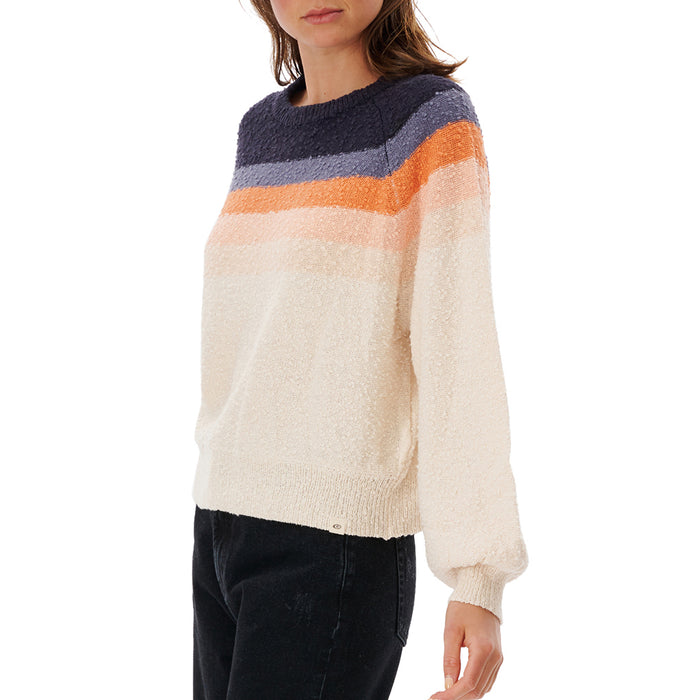 Rip Curl Melting Waves Sweater - Women's Off White