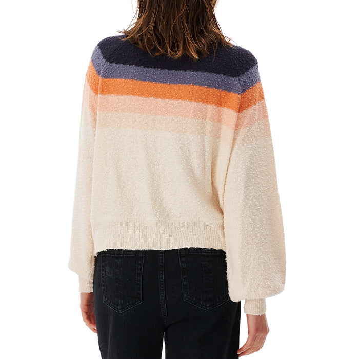 Rip Curl Melting Waves Sweater - Women's Off White