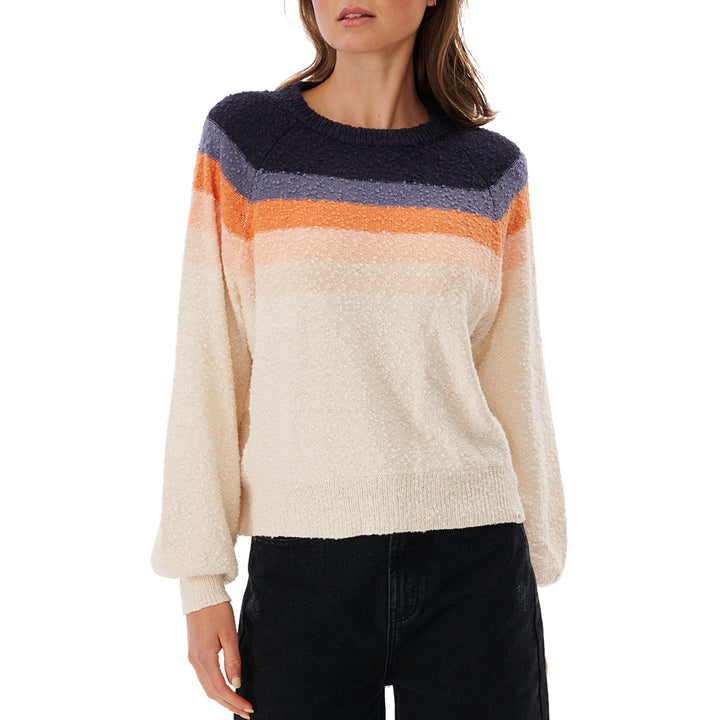 Rip Curl Melting Waves Sweater - Women's Off White