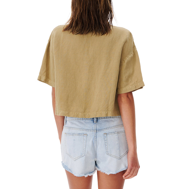 Rip Curl Premium Linen Shirt - Women's Light Olive