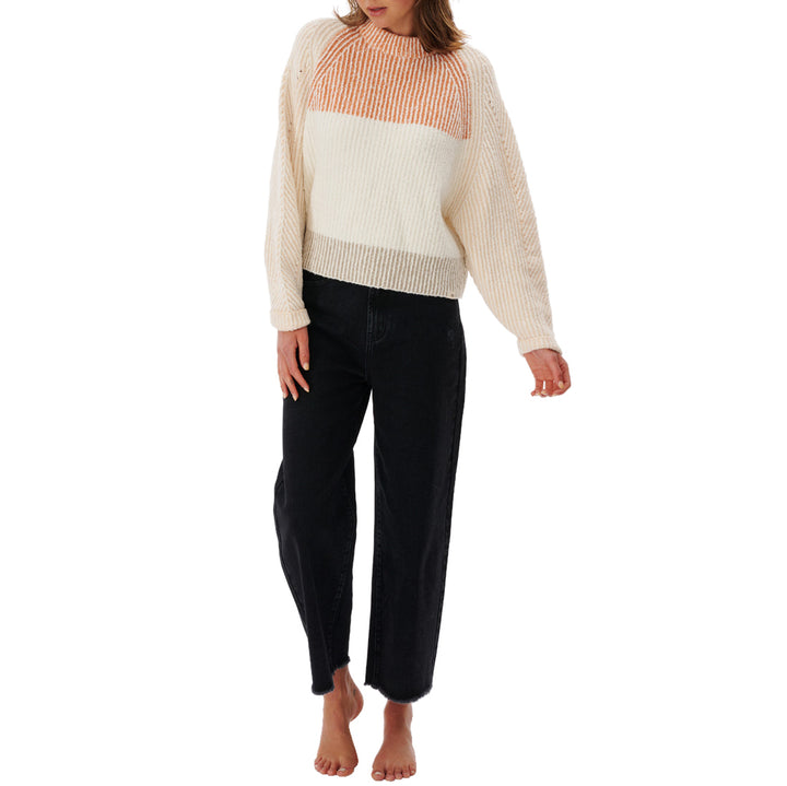 Rip Curl Seeker Crew Sweater - Women's Natural