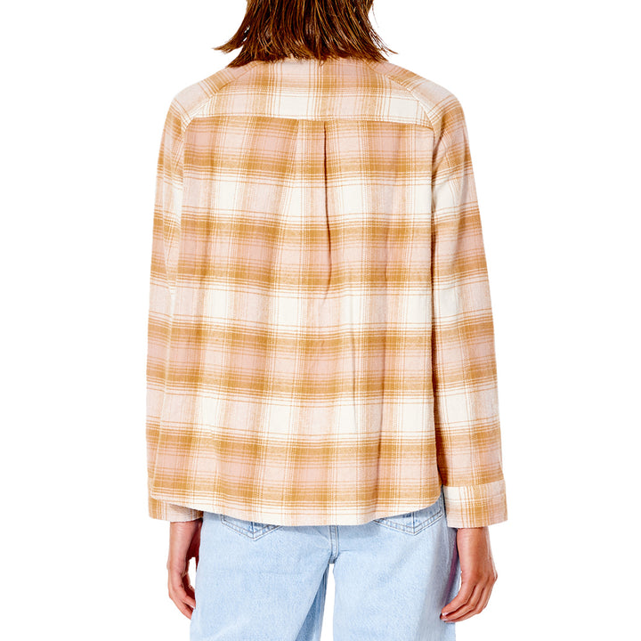 Rip Curl Count Flannel Shirt - Women's Dusk Pink