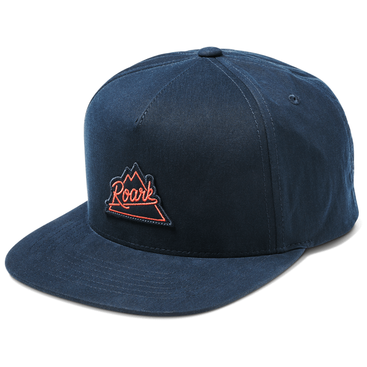 Roark Peaking 6 Panel Hat Dark Navy