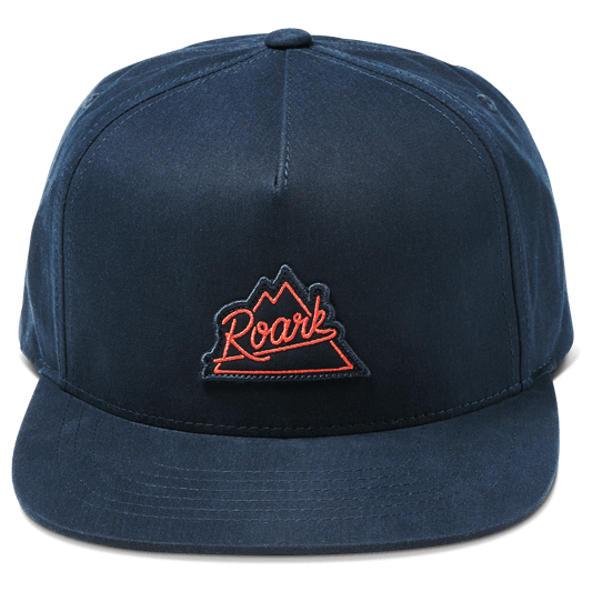 Roark Peaking 6 Panel Hat Dark Navy