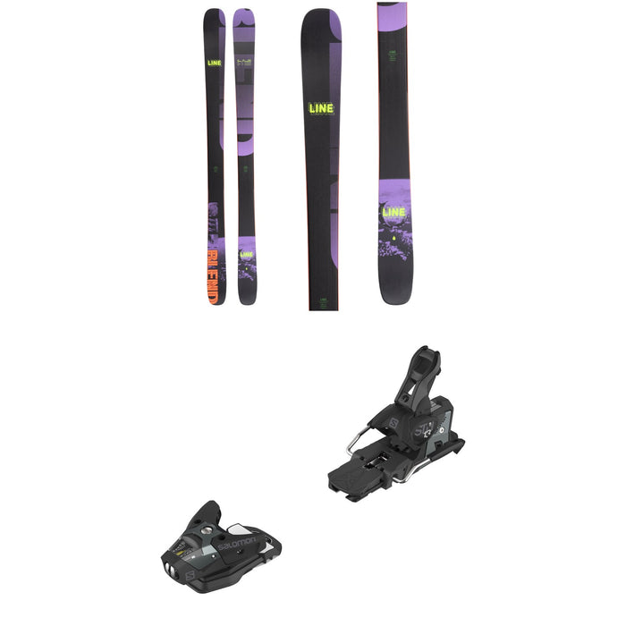 Line Skis Blend Skis + Salomon STH2 WTR 13 Ski Bindings 2022