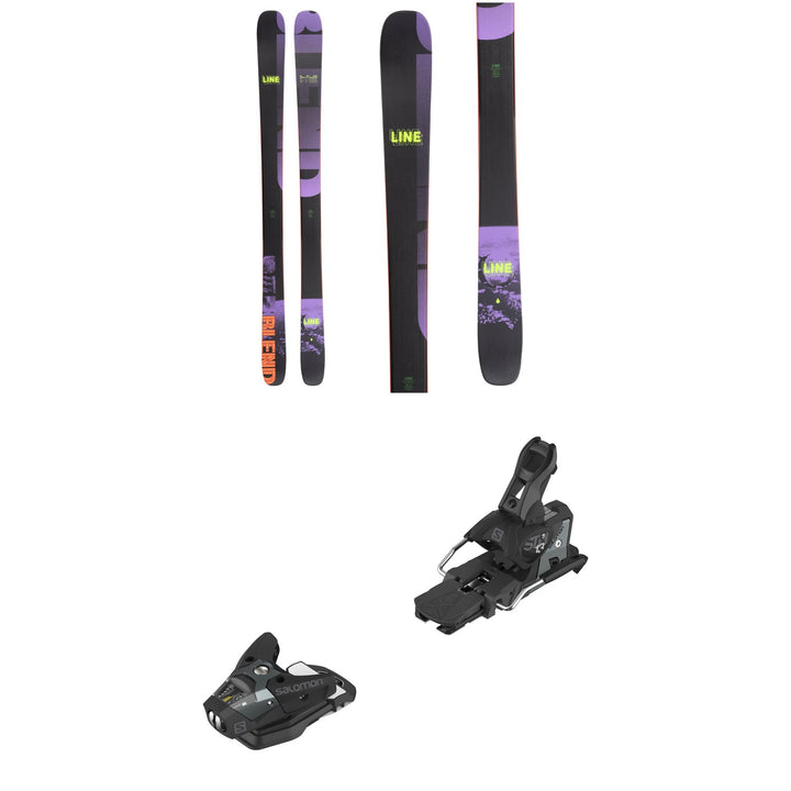 Line Skis Blend Skis + Salomon STH2 WTR 13 Ski Bindings 2022